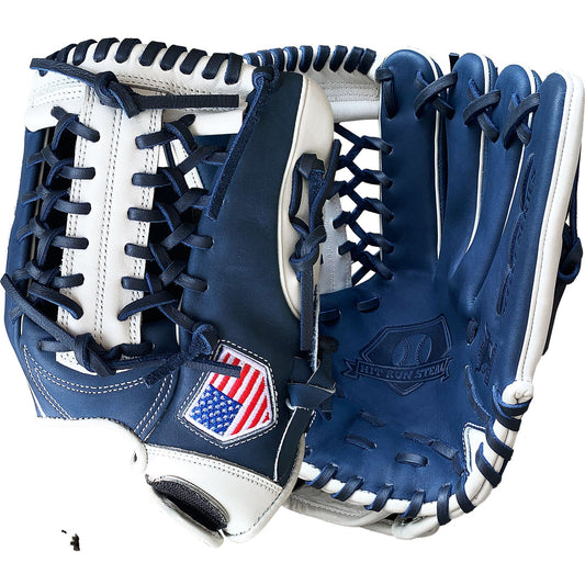12" - Navy & White - Modified Trapeze Web