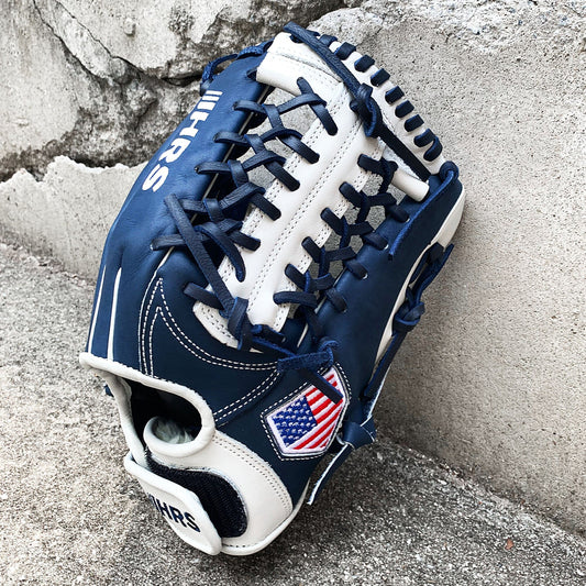 12" - Navy & White - Modified Trapeze Web