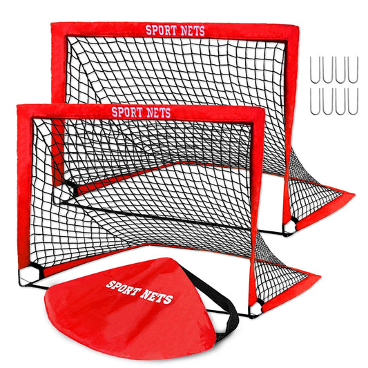 Portable Pop Up Soccer Goals - Great For Backyard, Fields or The Beach