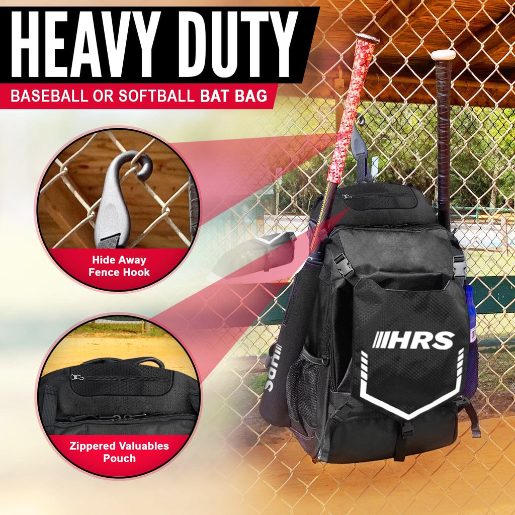 Hit Run Steal Bat Bag Backpack