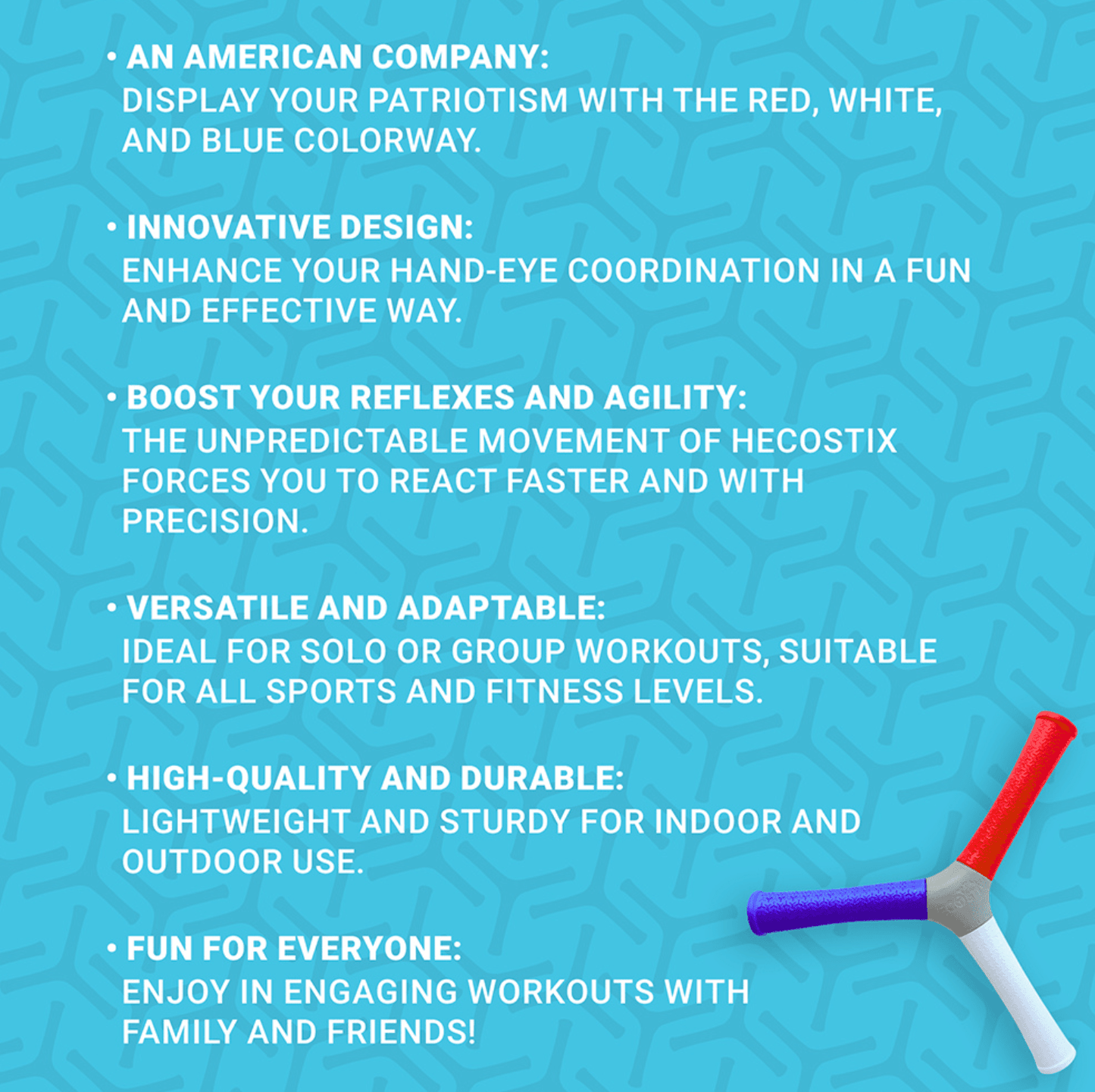 HECOstix Red White Blue