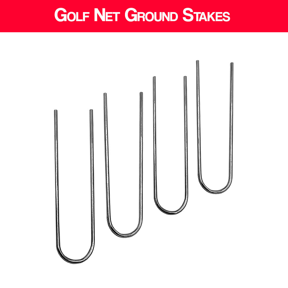 Ground Stakes for 10x7 Golf Net - Set Of 4