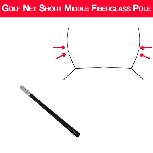 Middle Fiberglass Pole - 10x7 Golf Net