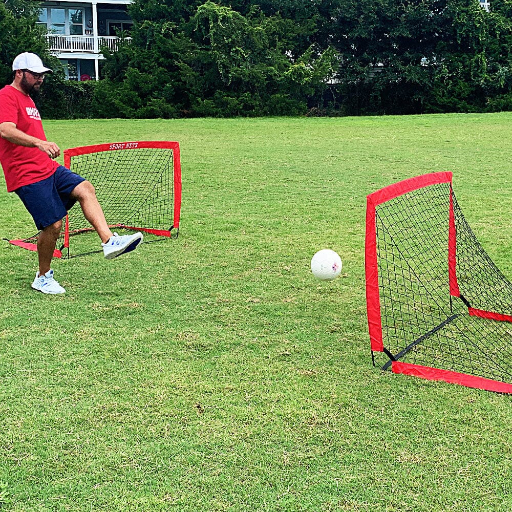 Portable Pop Up Soccer Goals - Great For Backyard, Fields or The Beach