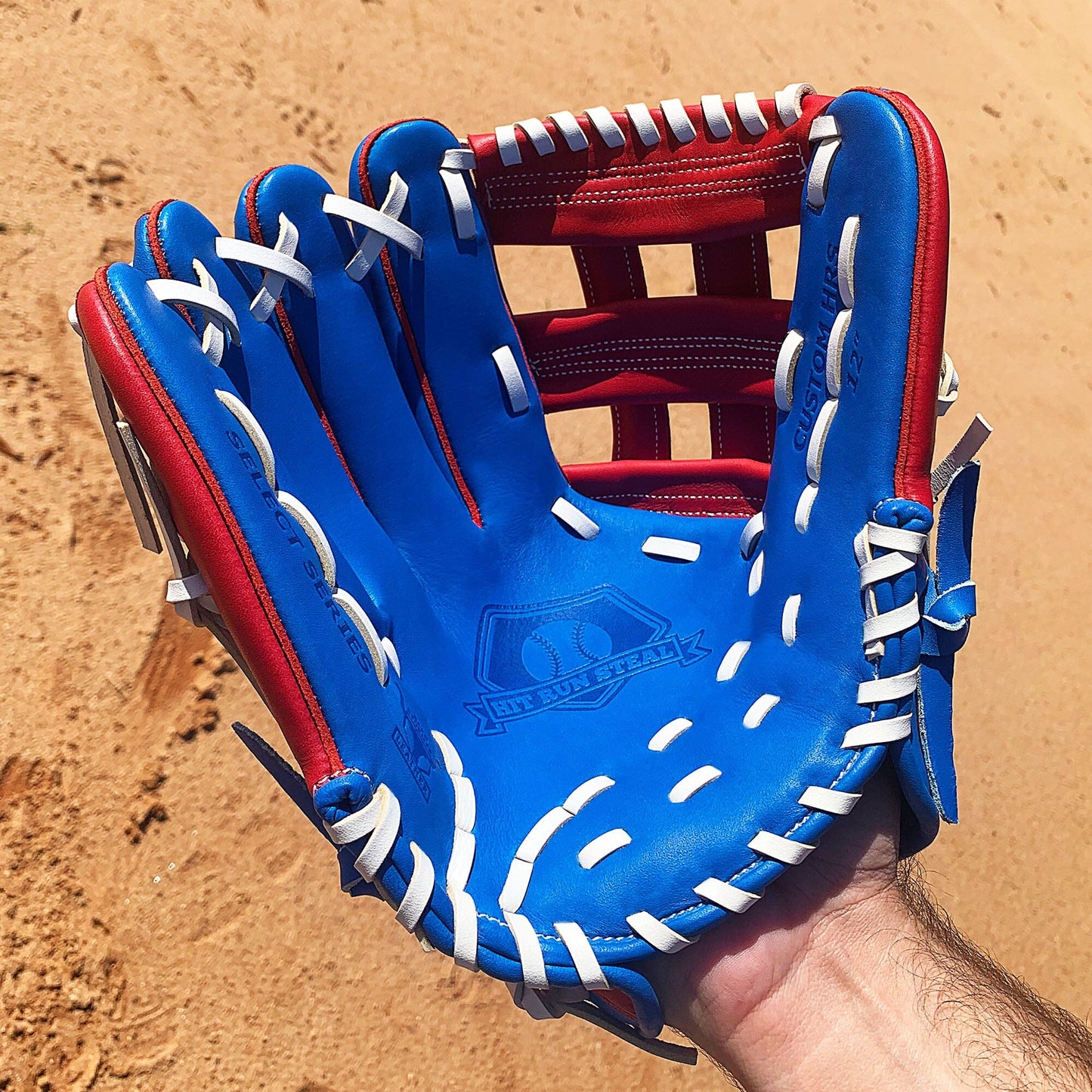 12" - Red / White / Blue - H Web