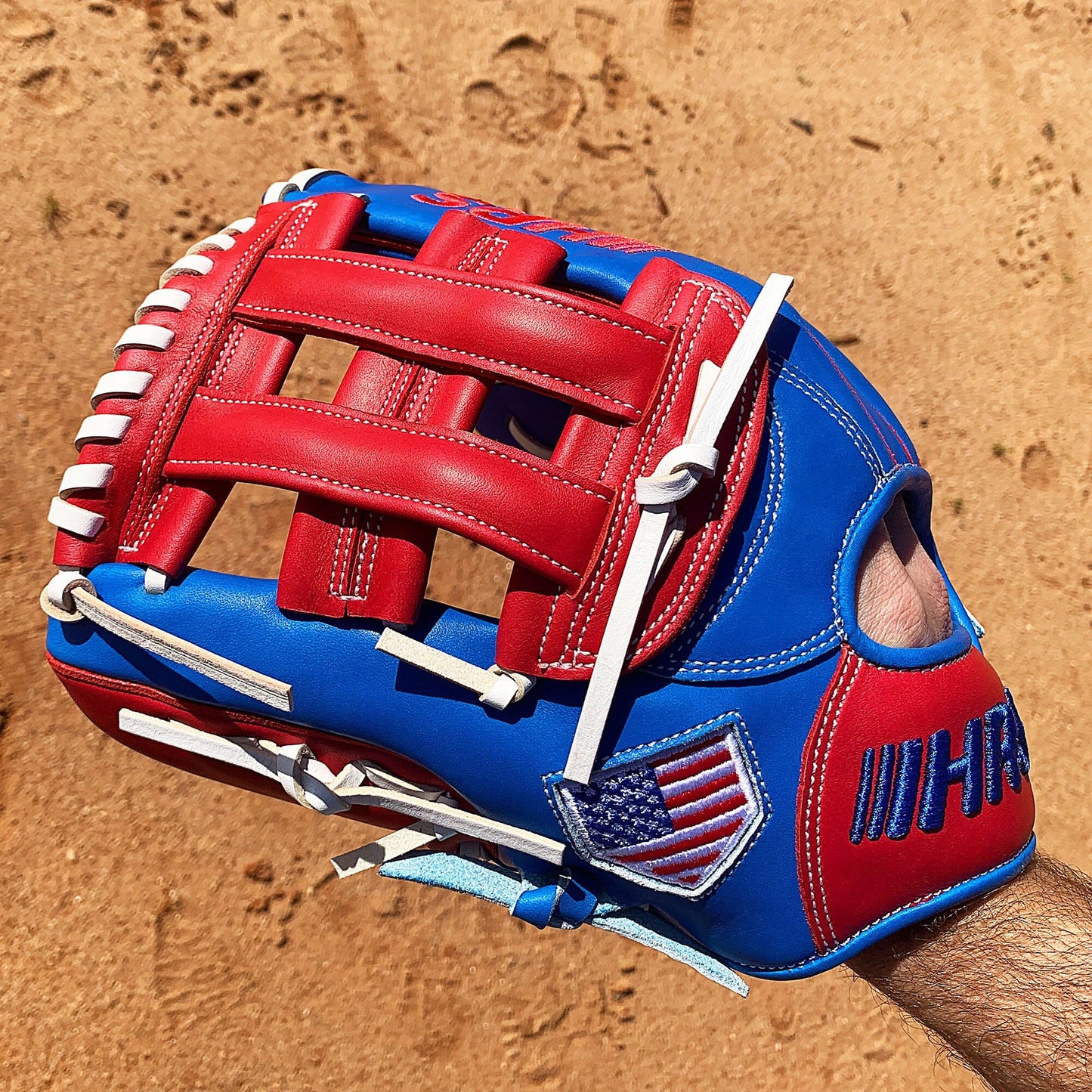 12" - Red / White / Blue - H Web