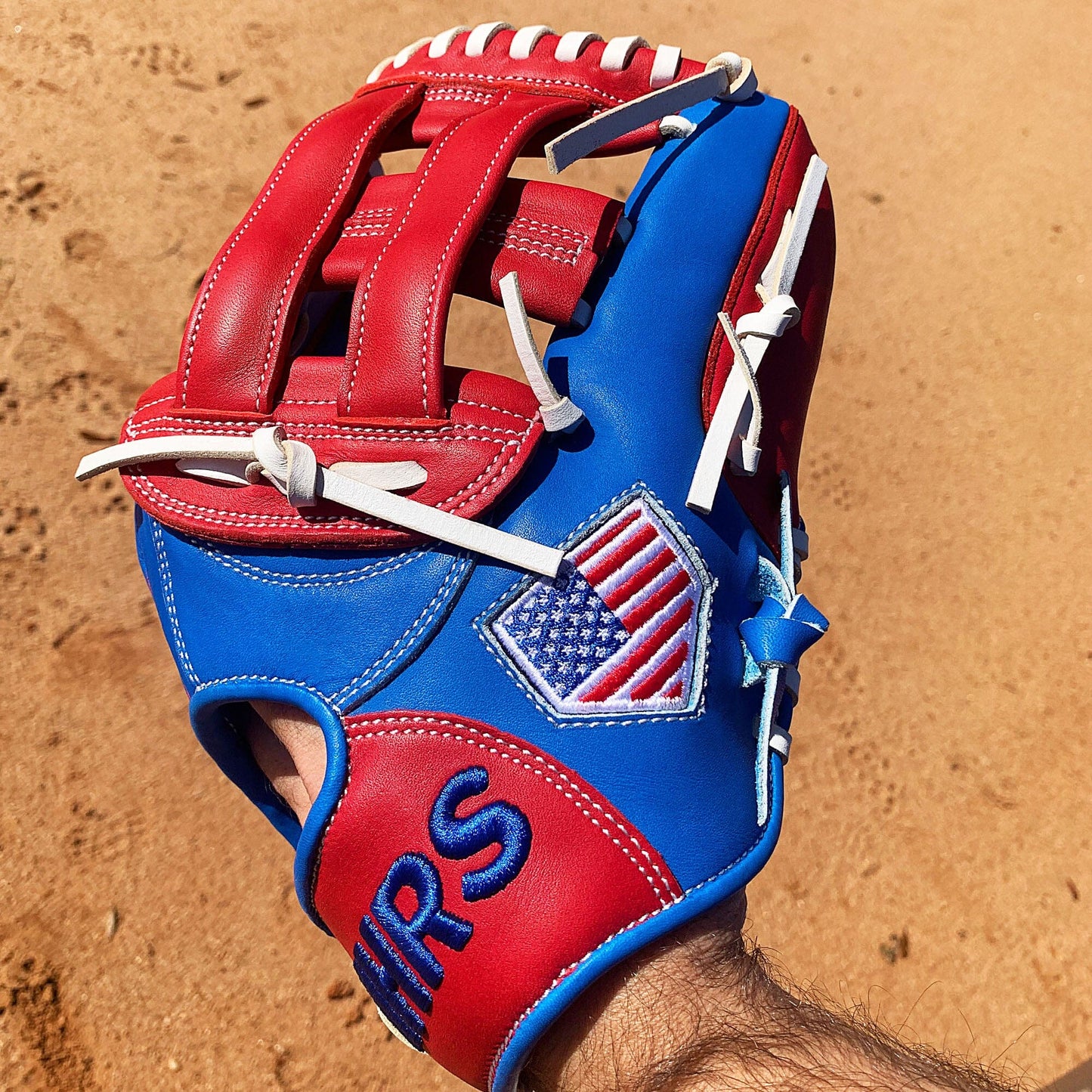 12" - Red / White / Blue - H Web
