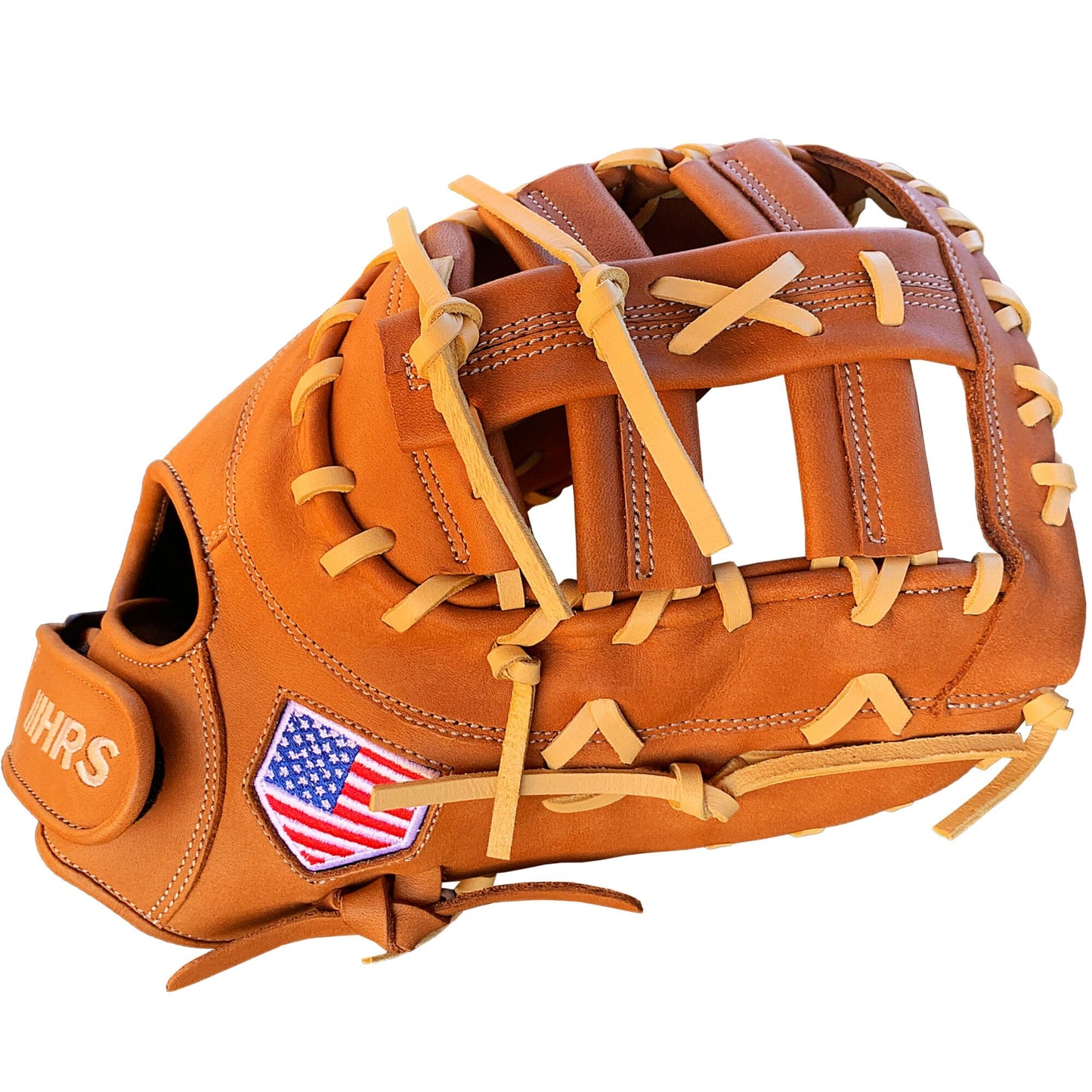 13" Softball First Base Mitt - Tan with Cream Laces