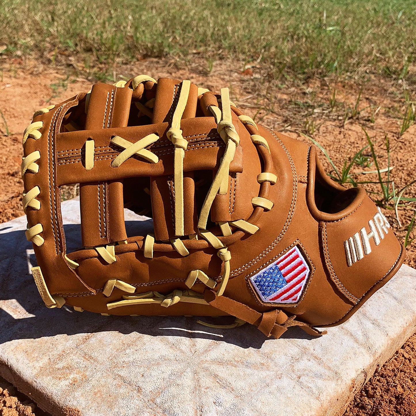 13 inch all leather left hand thrower baseball first base glove