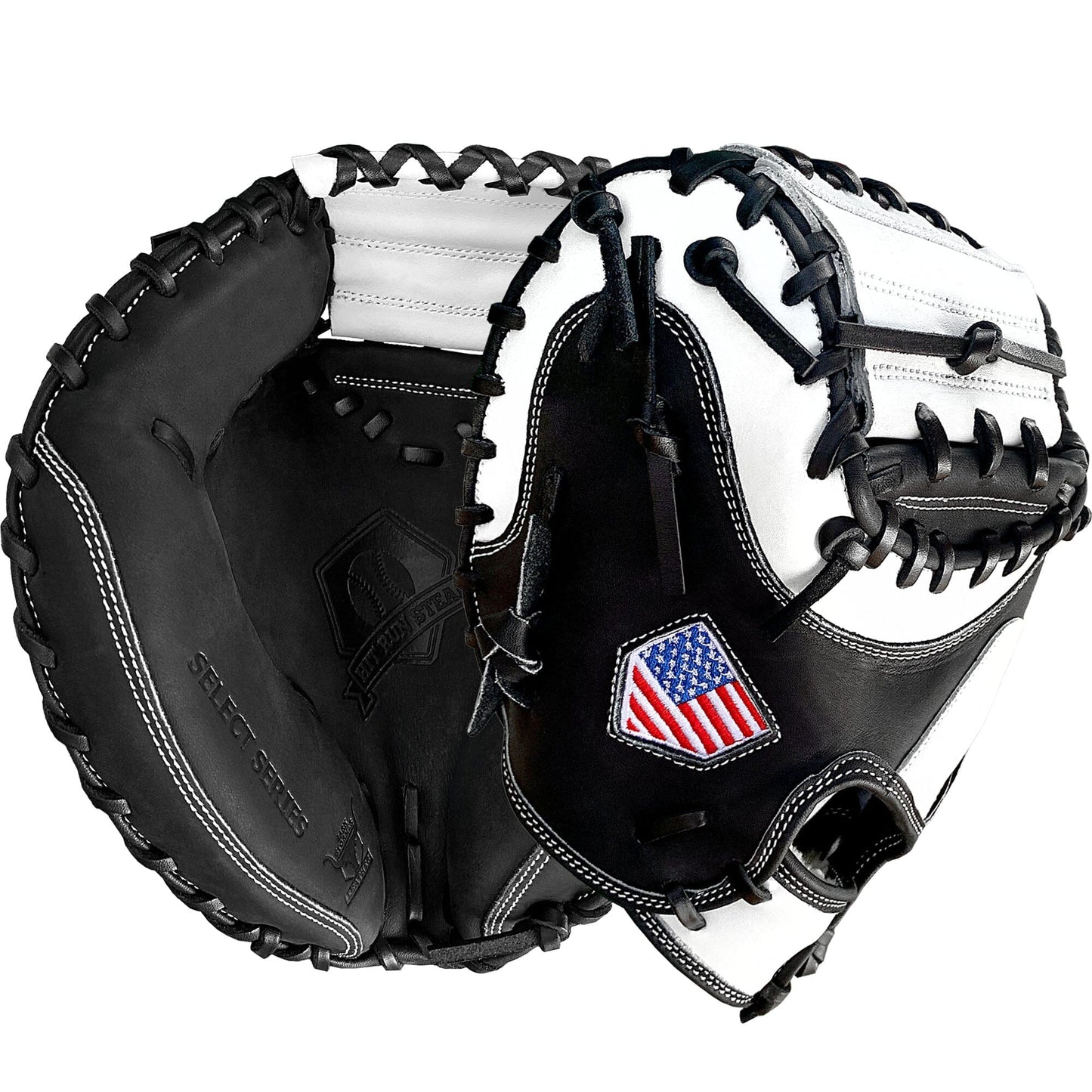 33.5" Baseball Catcher's Mitt - Black and White