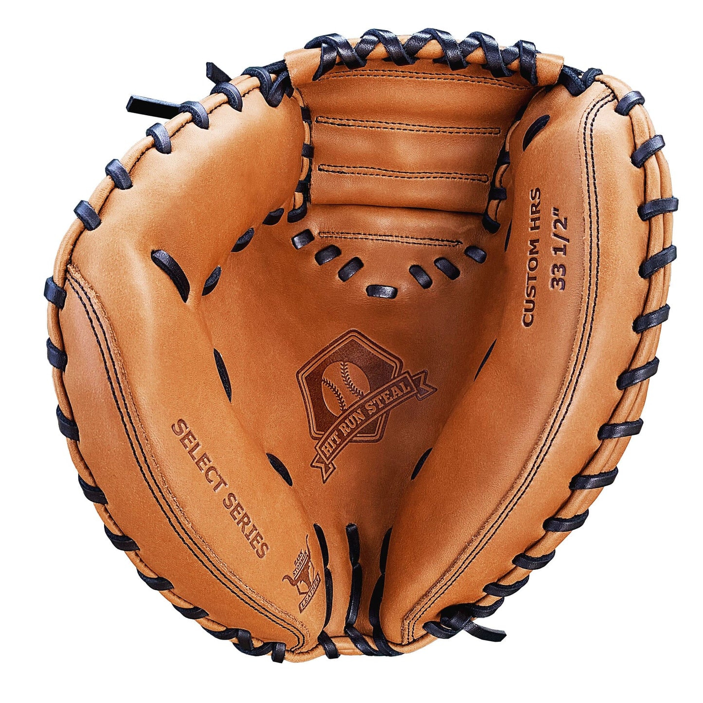 33.5" Baseball Catcher's Mitt - Tan With Black Accents