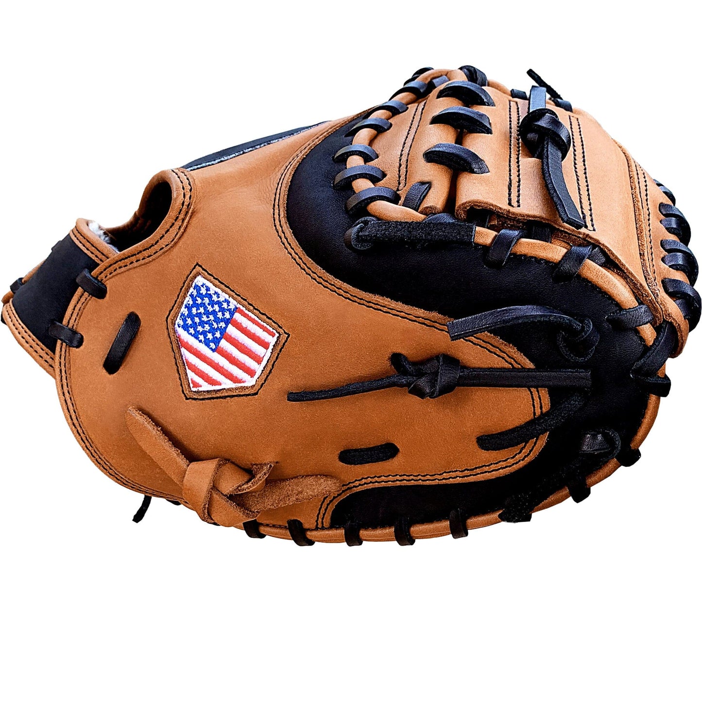 33.5" Baseball Catcher's Mitt - Tan With Black Accents