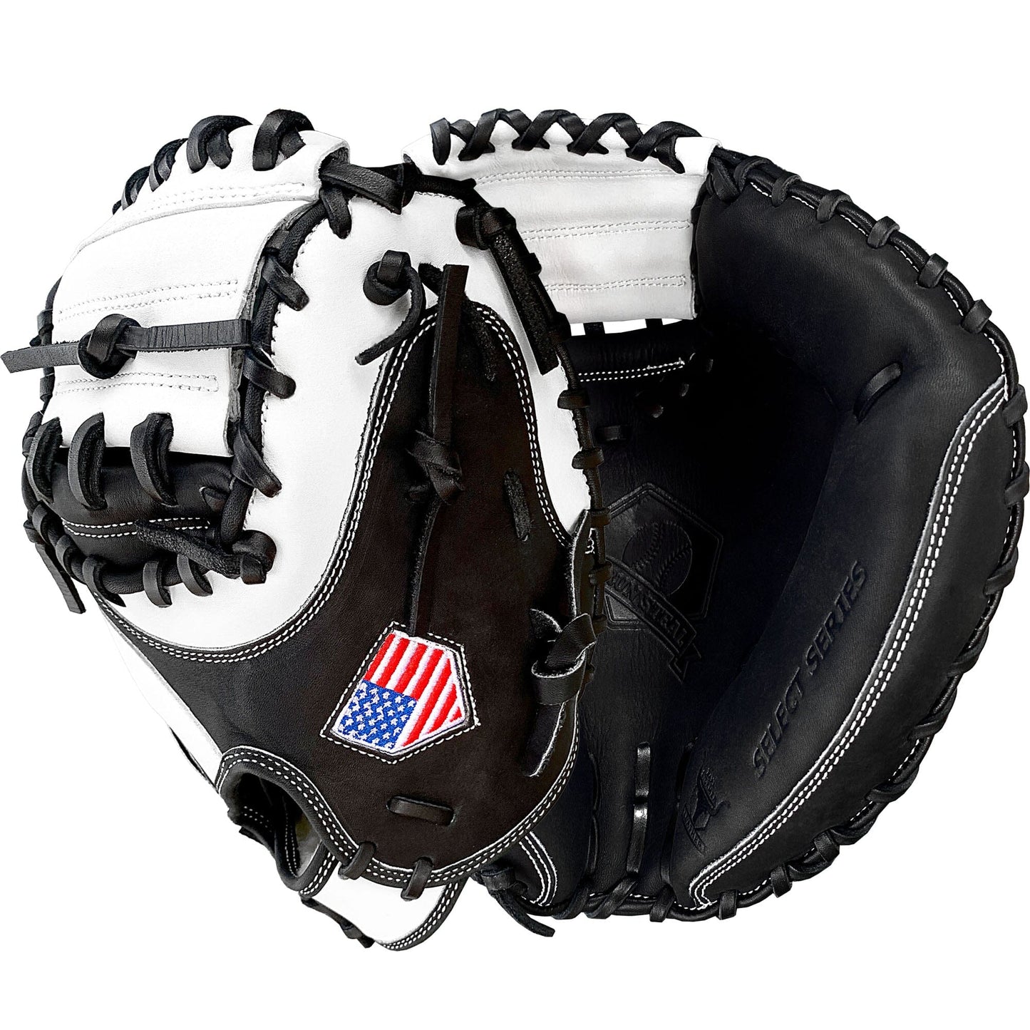 33.5" Baseball Catcher's Mitt - Black and White