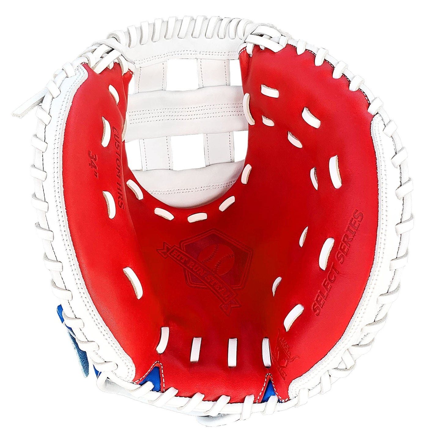 34" Softball Catcher's Mitt - Red / White / Blue