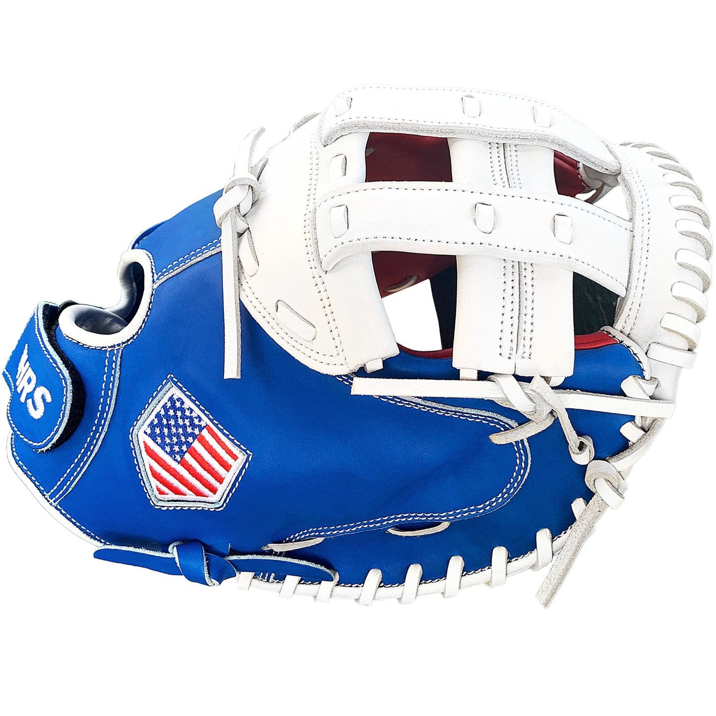 34" Softball Catcher's Mitt - Red / White / Blue