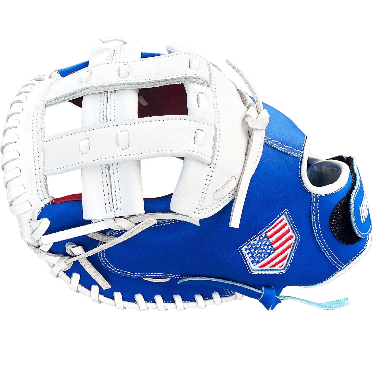 34" Softball Catcher's Mitt - Red / White / Blue