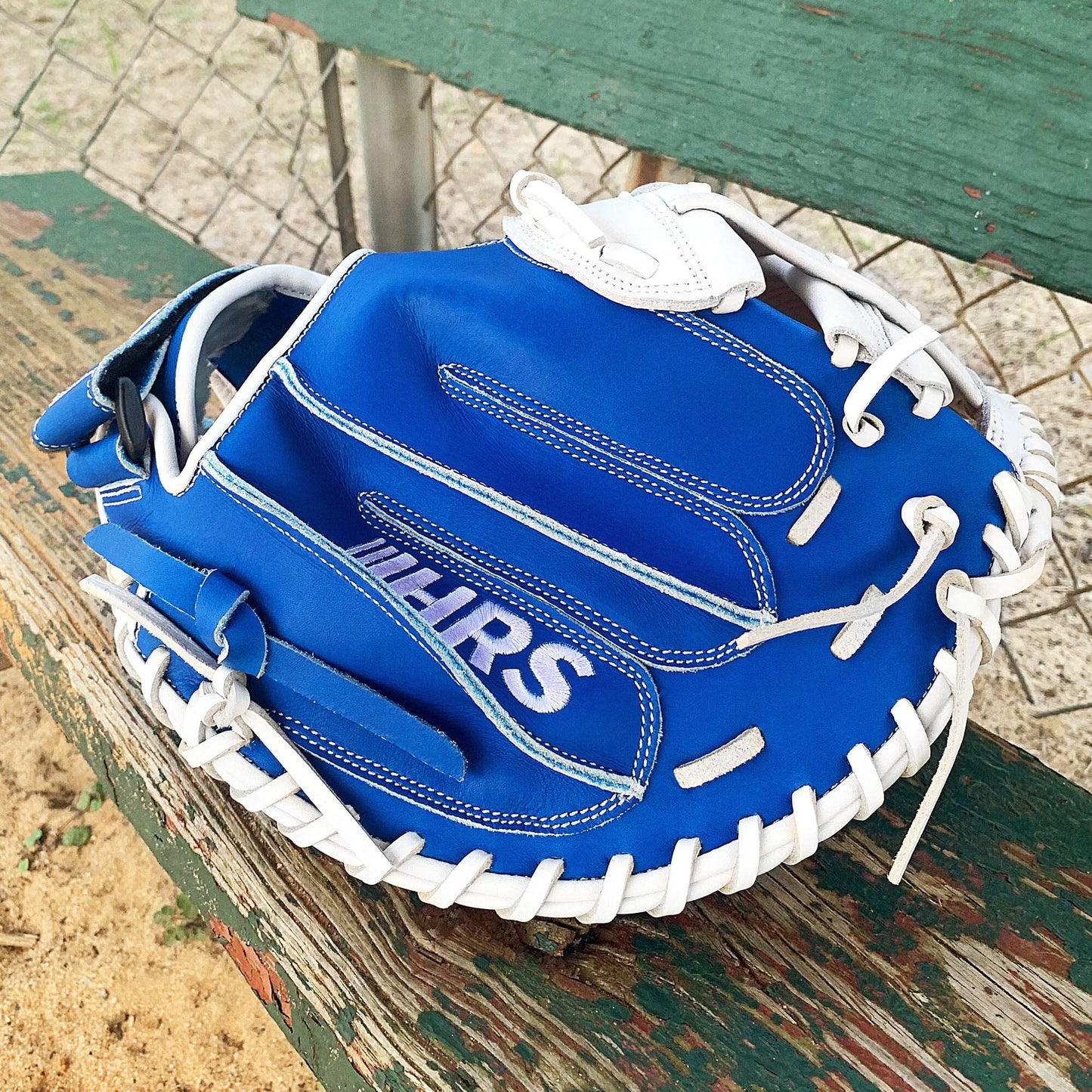 34" Softball Catcher's Mitt - Red / White / Blue