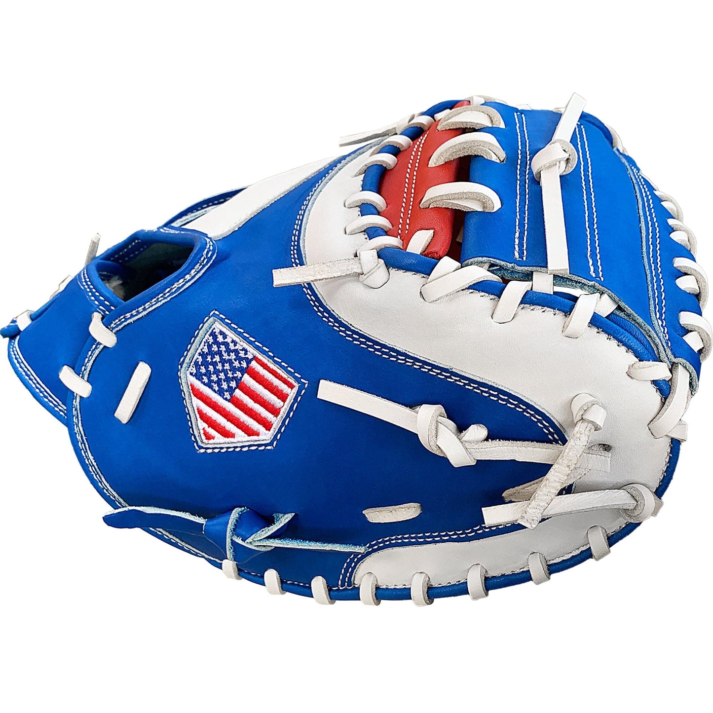 34" - Baseball Catcher's Mitt - Red, White, and Blue