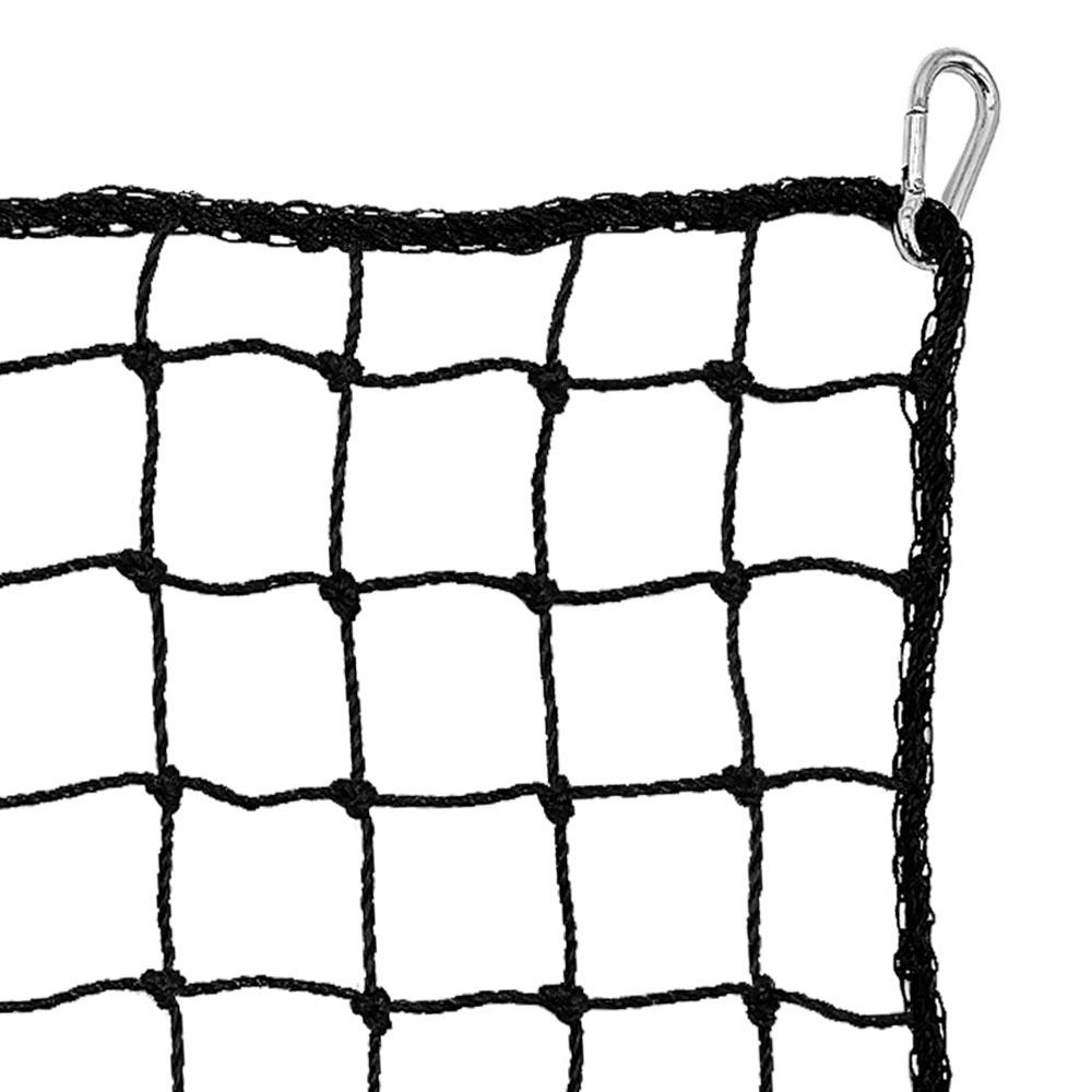 Heavy Duty 10'x10' / 10'x15' / 10'x20' Sports Barrier Protective Netting With Carabiner Clips - All Sport Containment Net Golf /Lacrosse / Football / Baseball / Softball / Basketball / Soccer / Hockey