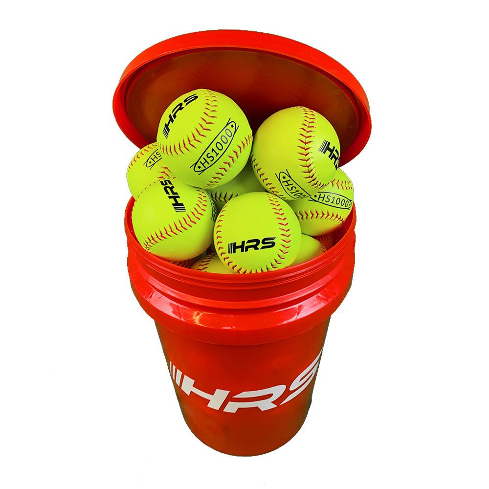 Bucket Of Practice Softballs