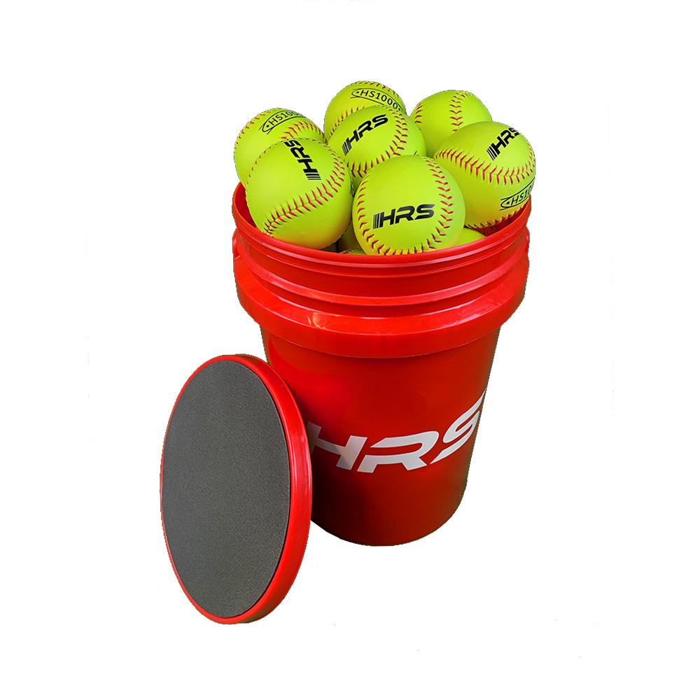 Bucket Of Practice Softballs