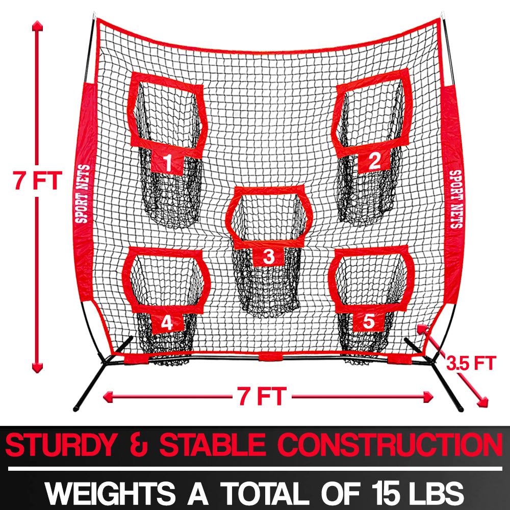 Heavy Duty Football Throwing Net | Great for Quarterback Training - Throwing Target Practice.