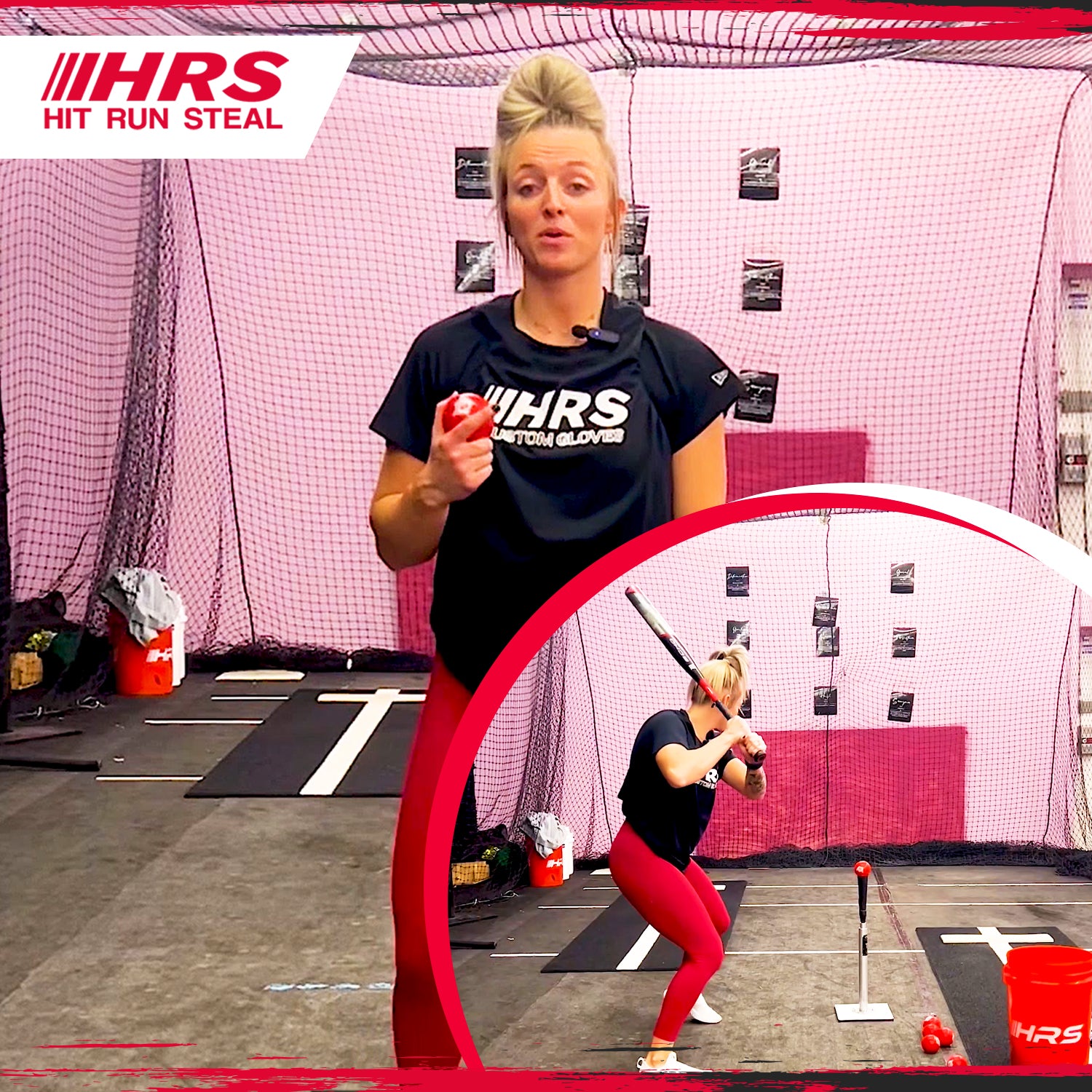 Weighted Hitting Ball Training Extension Drill Hit Run Steal