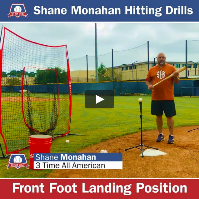 Front Foot Landing Position When Hitting - Shane Monahan