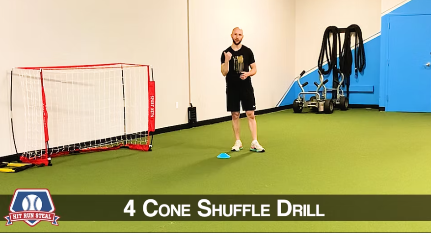 Cone Drills - 4 Cone Shuffle