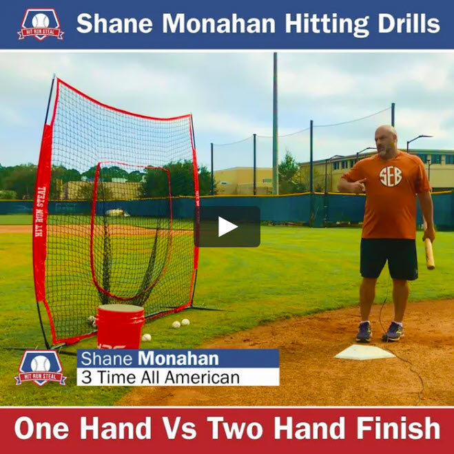 One Hand vs Two Hand Finish For Hitting - Shane Monahan