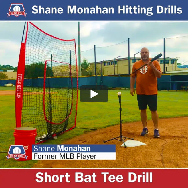 Short Bat Tee Drill Shane Monahan Hit Run Steal