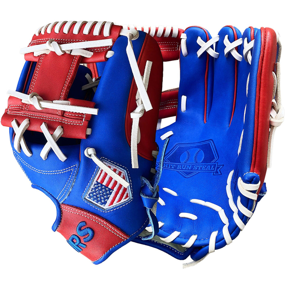Premium Leather Baseball Gloves Hit Run Steal Collection