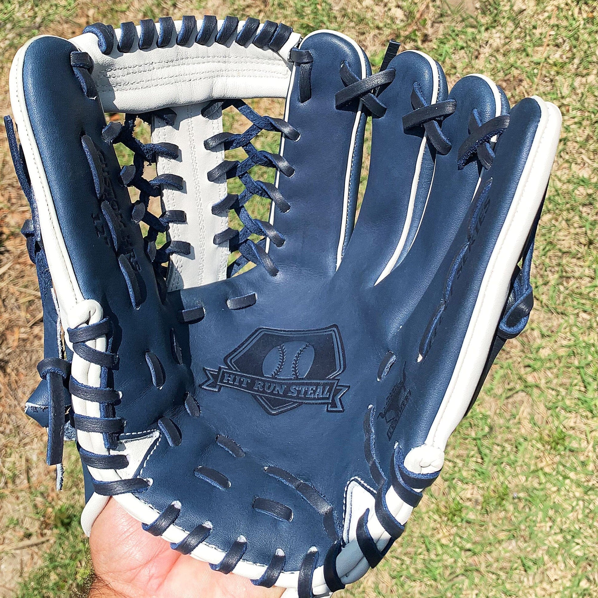 Custom Baseball Glove - Hit Run Steal