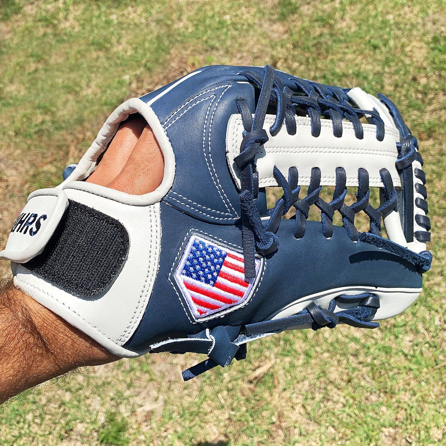 12" - Navy & White - Modified Trapeze Web