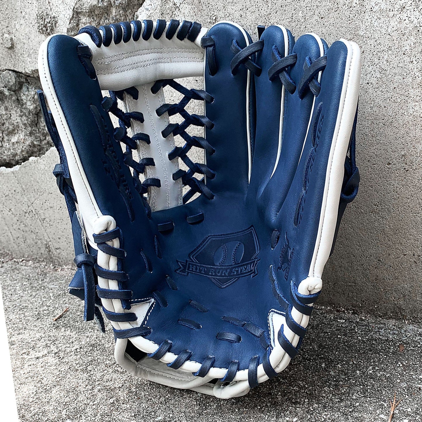 12" - Navy & White - Modified Trapeze Web