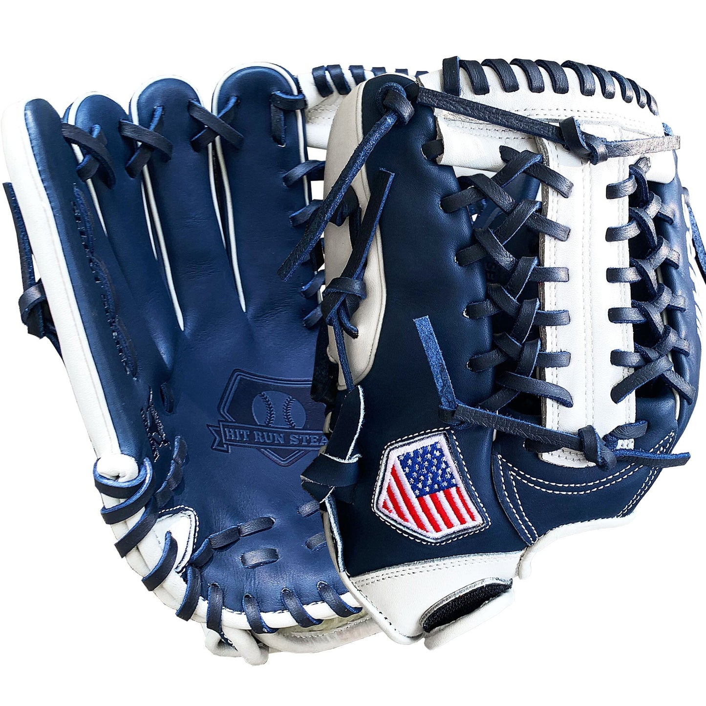 12" - Navy & White - Modified Trapeze Web