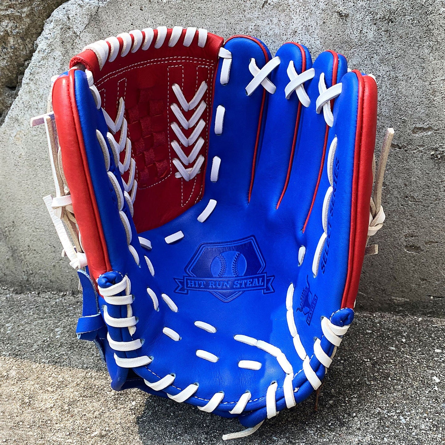 12" - Red/White/Blue -Grid and Net Web