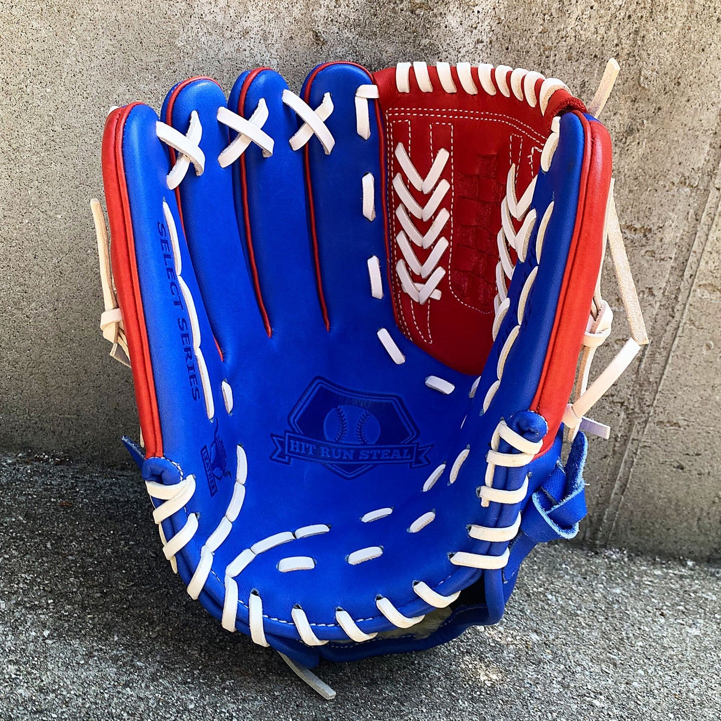 12" - Red/White/Blue -Grid and Net Web