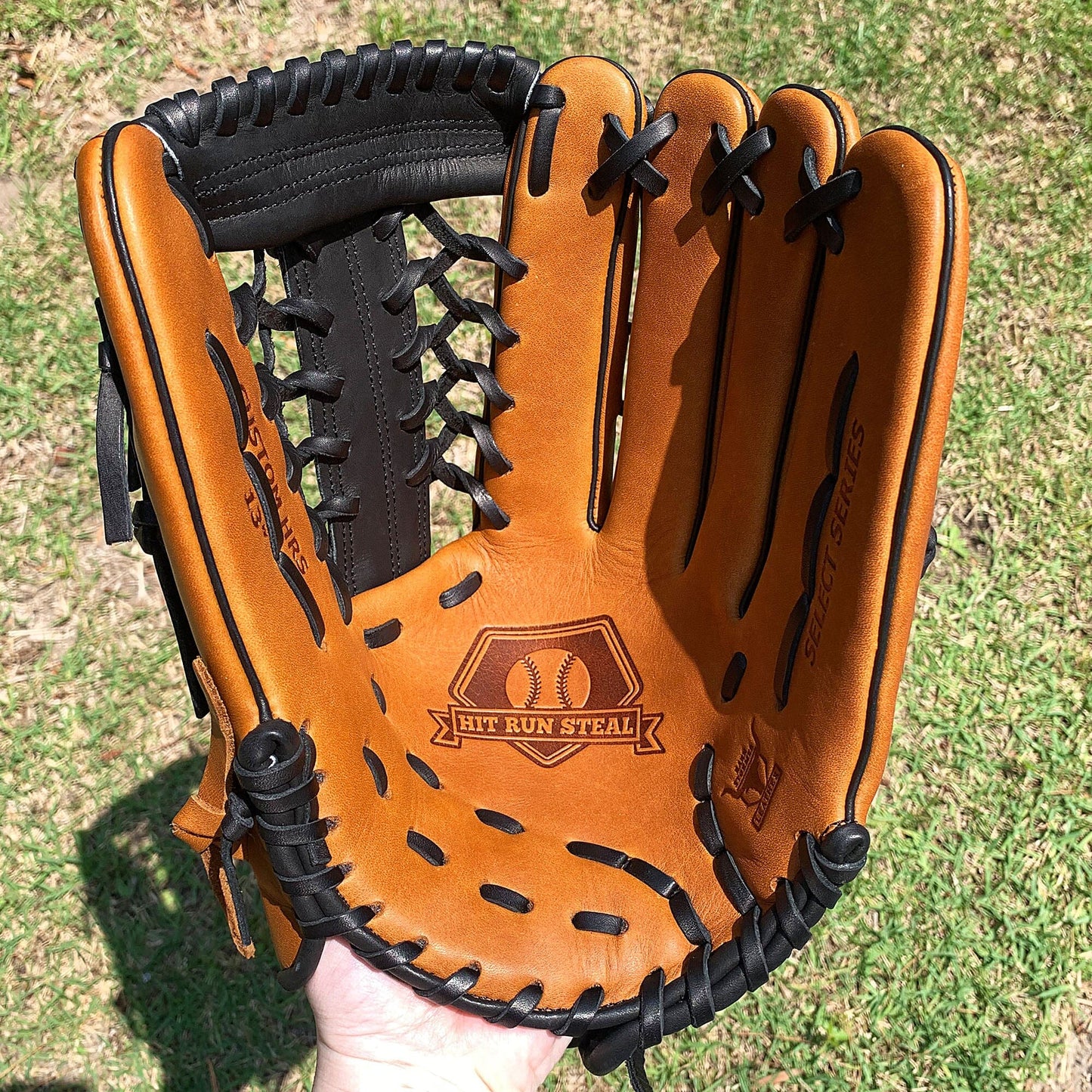 13" - Tan with Black Web - Modified Trap Web