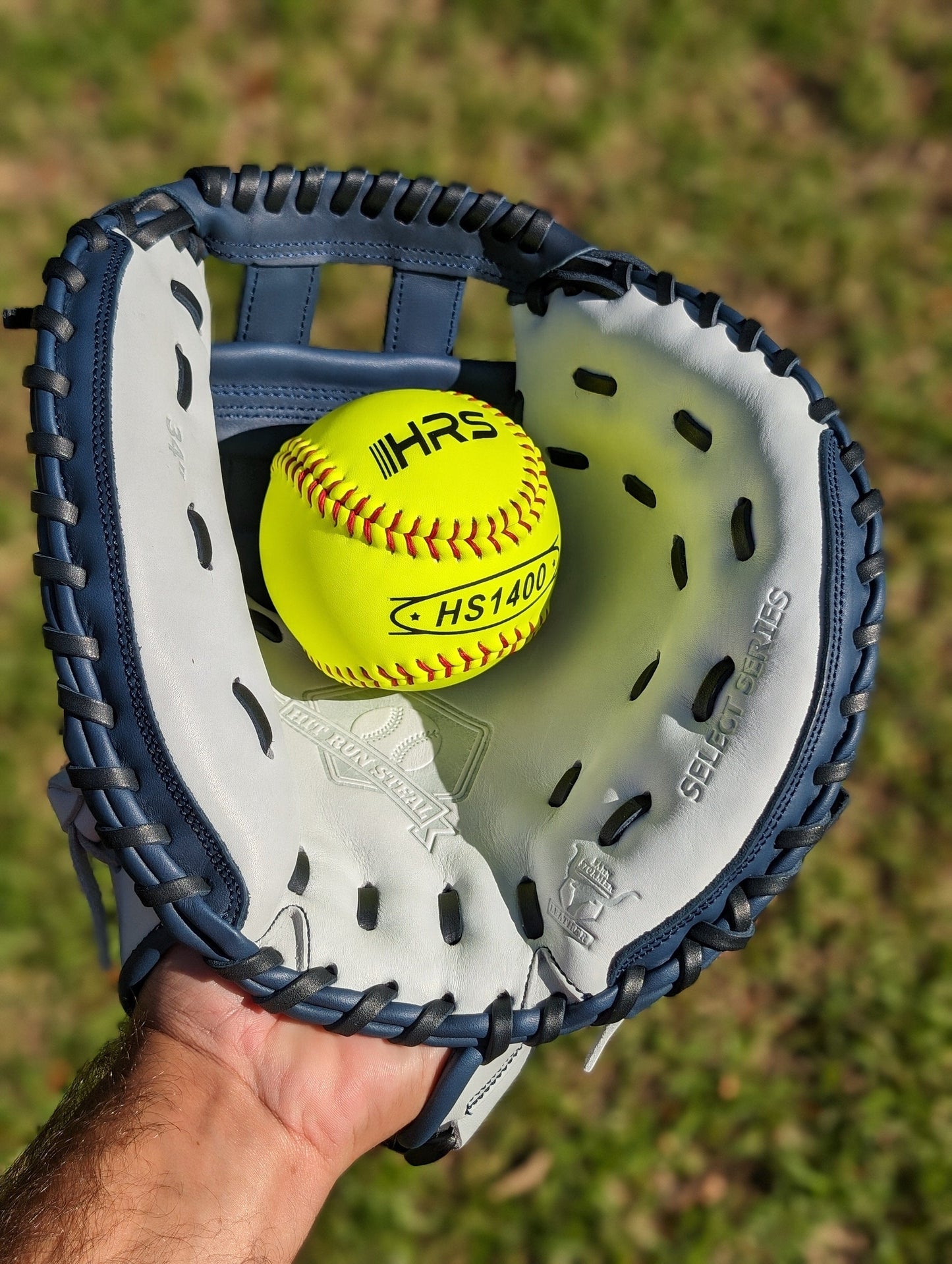 Hit Run Steal Fastpitch Game Softballs - Official 12 inch Size and Weight - .47/375