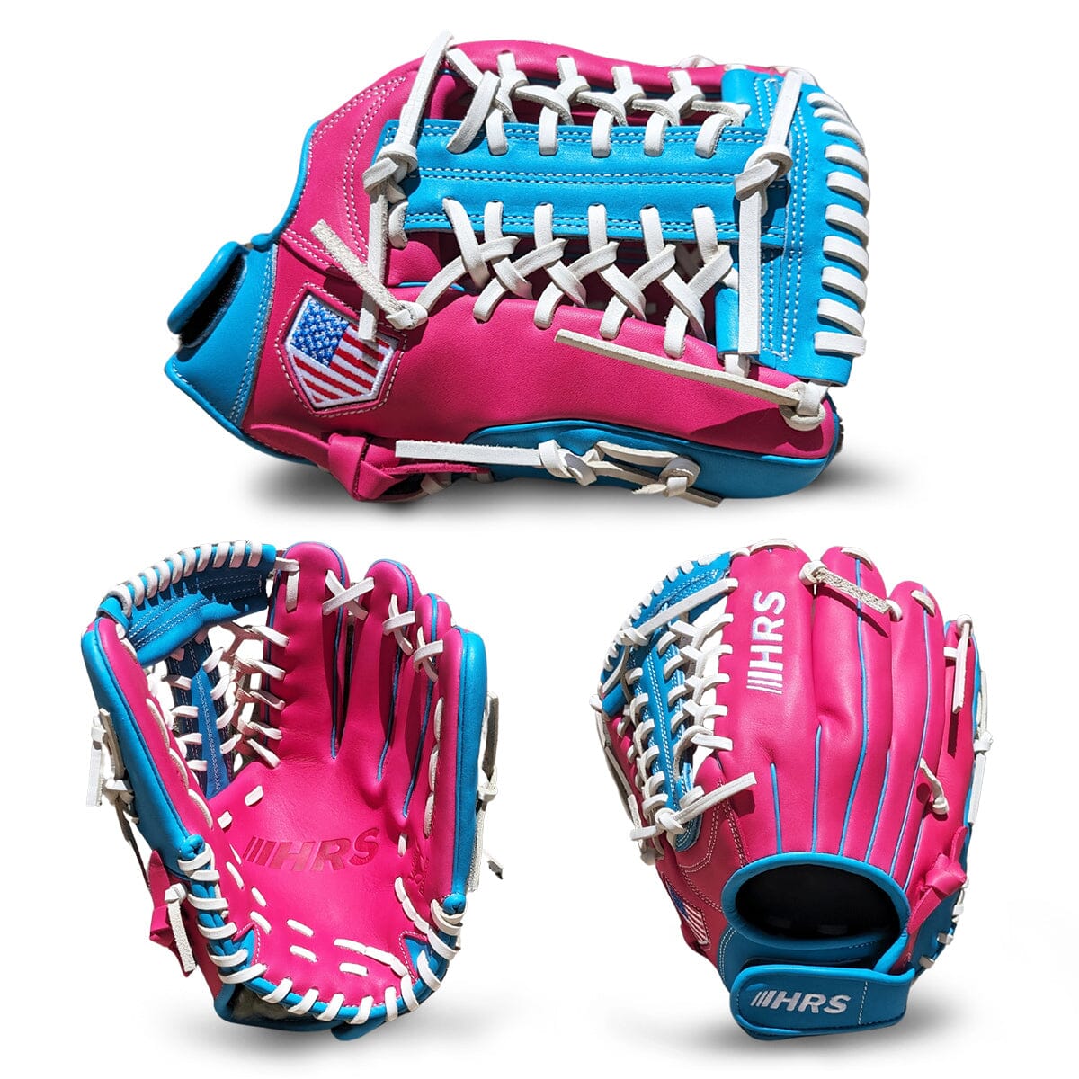 12" - Pink & Sea Blue - Modified Trap Web