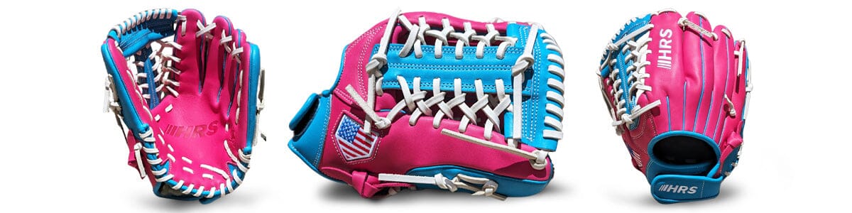 12" - Pink & Sea Blue - Modified Trap Web