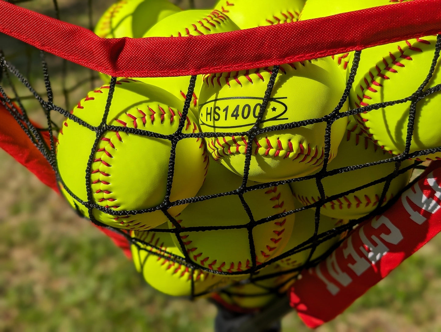 Hit Run Steal Fastpitch Game Softballs - Official 12 inch Size and Weight - .47/375