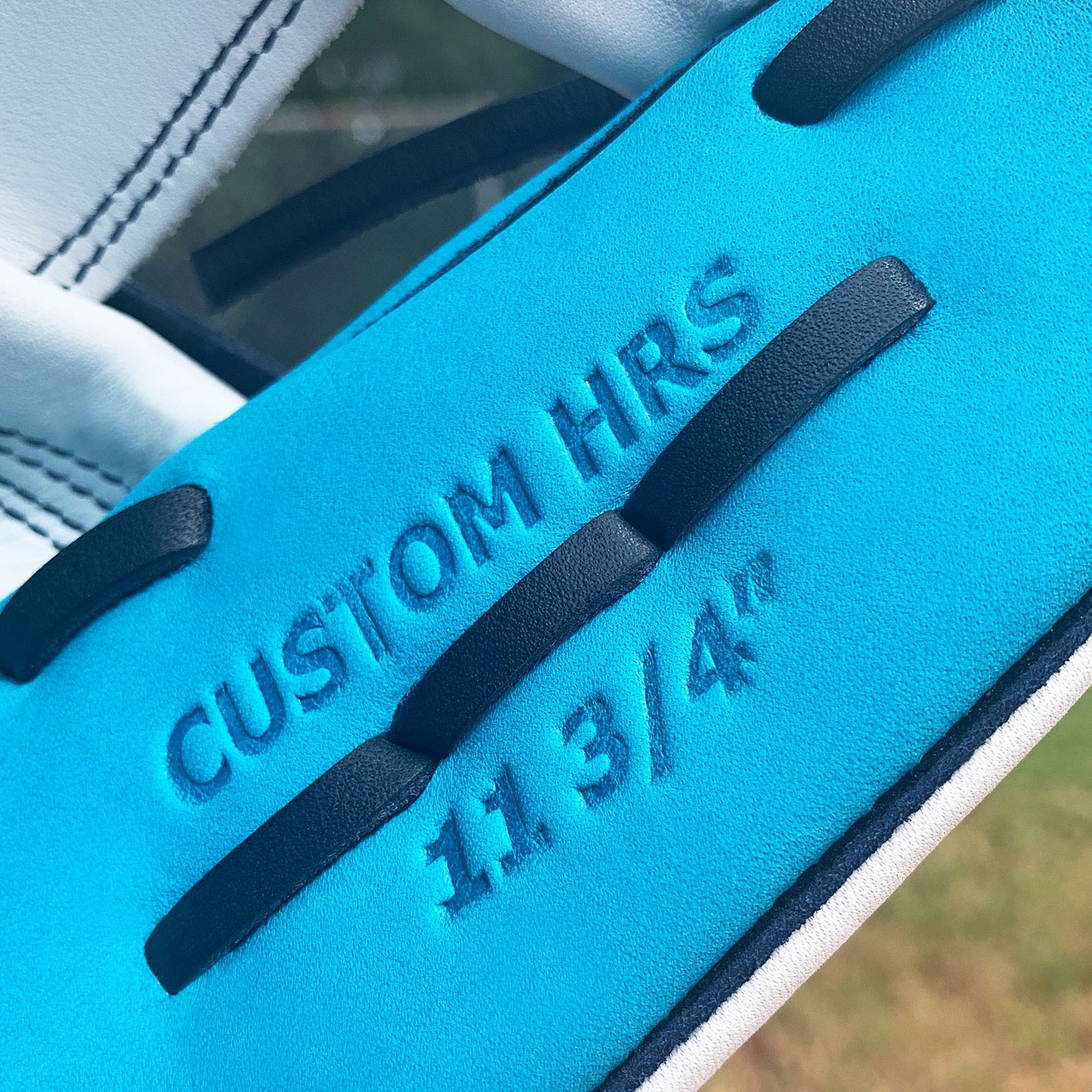 11.75" - Sea Blue, White, Navy Laces - I Web