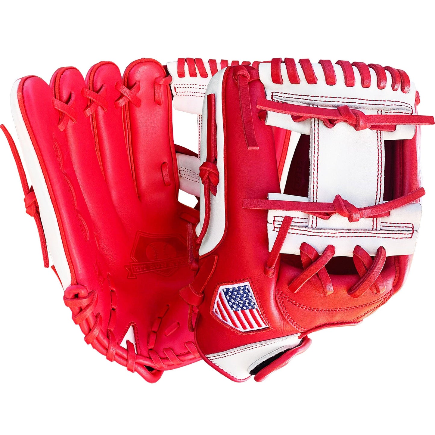 11.5" - Red and White - I Web