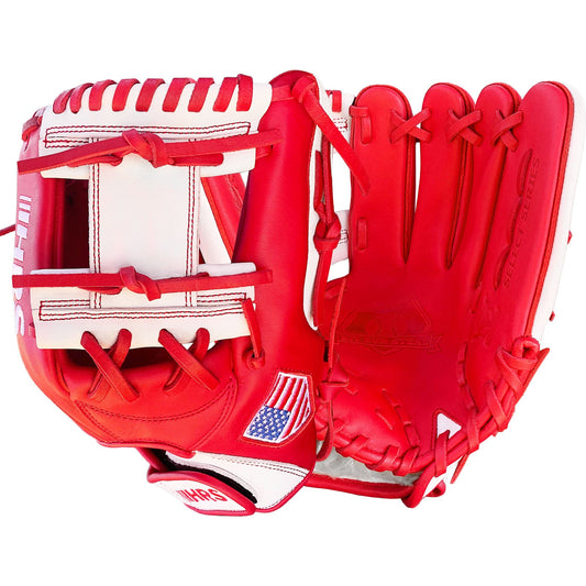 11.5" - Red and White - I Web