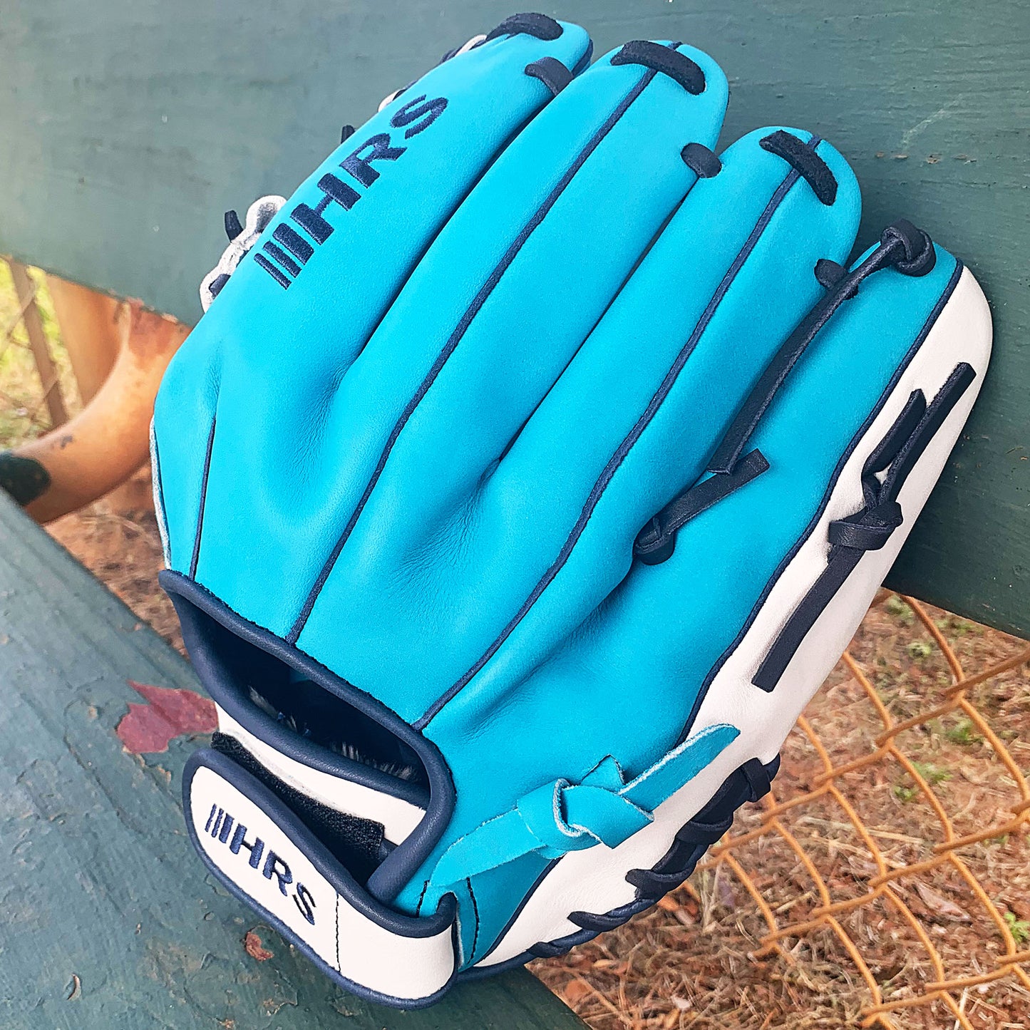 11.75" - Sea Blue, White, Navy Laces - I Web
