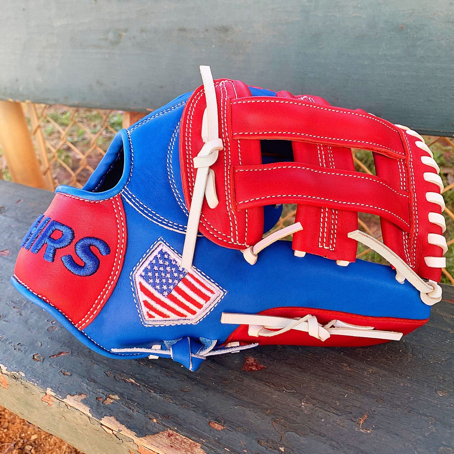 12" - Red / White / Blue - H Web