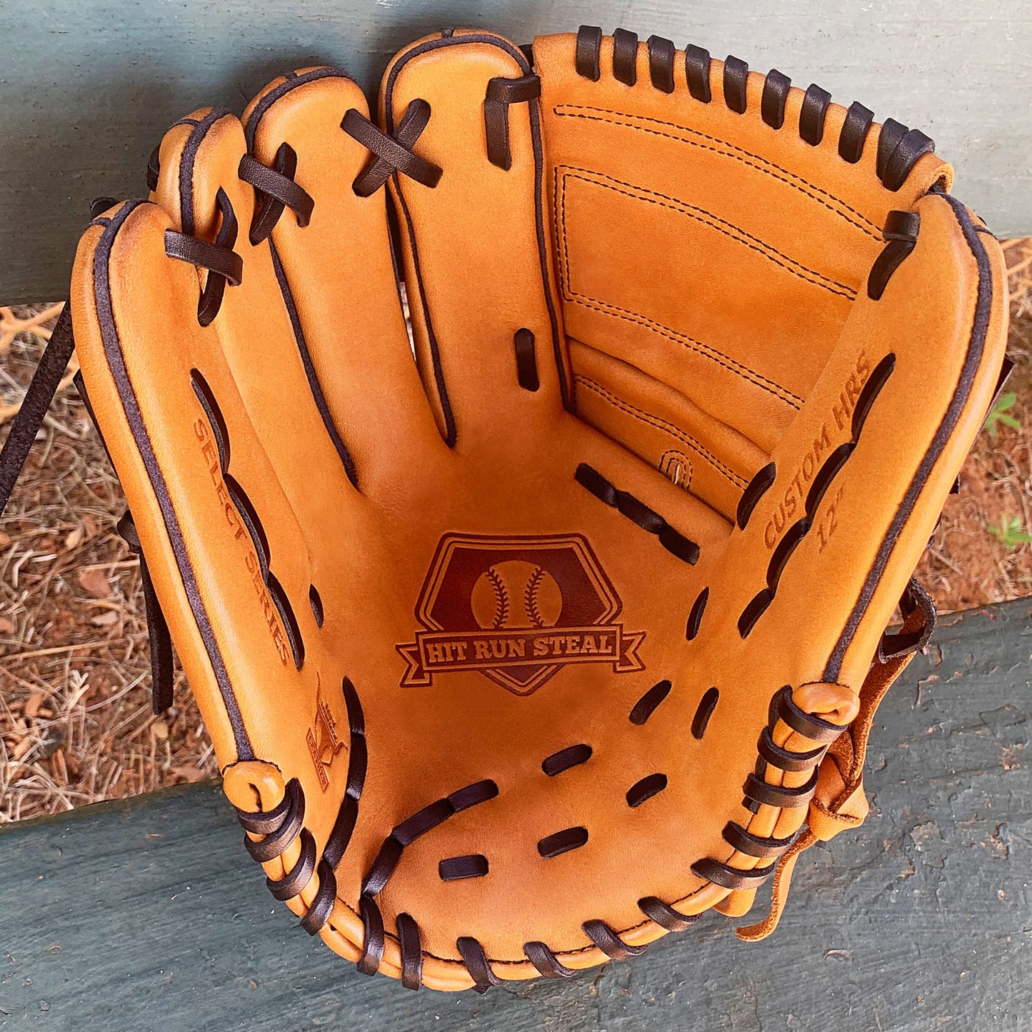 All leather baseball pitchers glove