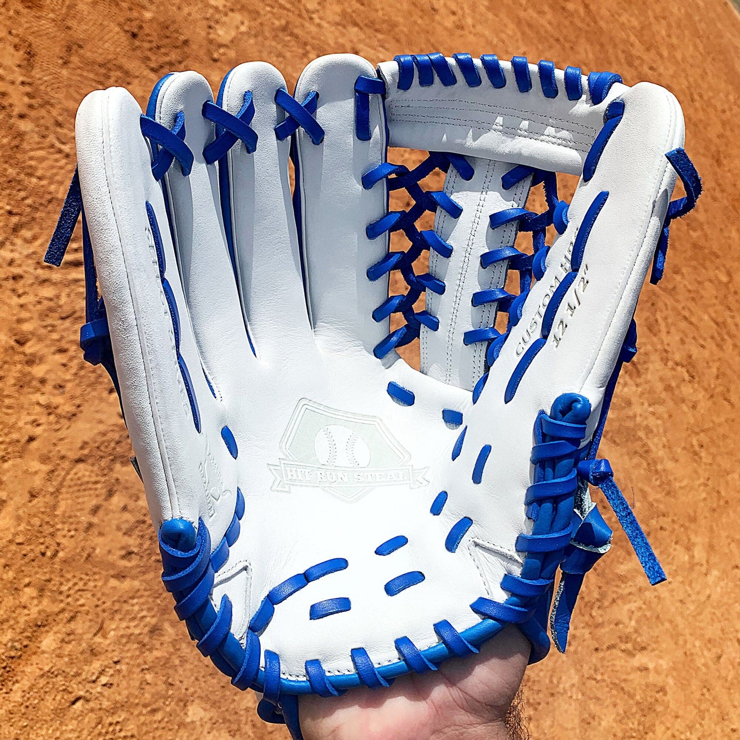 12.5" Blue and White - Modified Trap Web